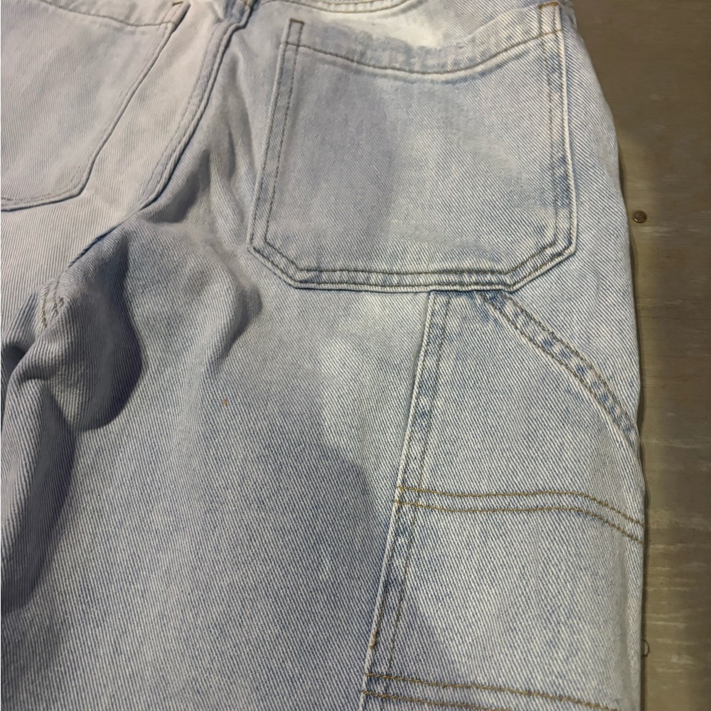 PacSun Light Blue High Rise Ripped Jeans - Picture 6 of 7